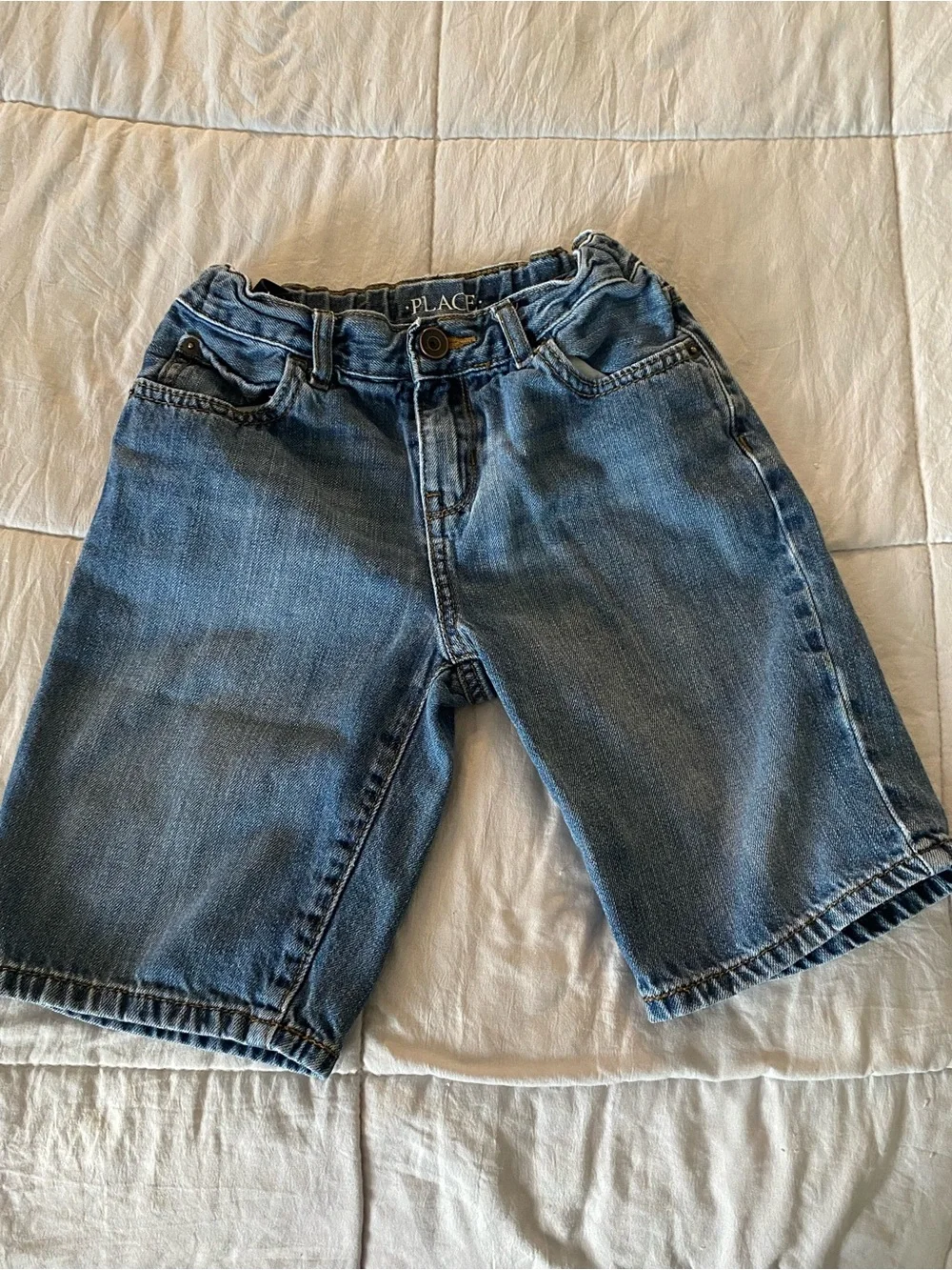 The Children's Place Boys Denim Jean Shorts - Blue